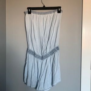 Aritzia denim romper